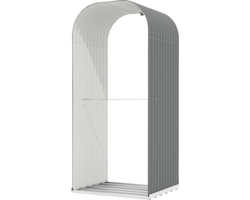 Metalen gereedschapsschuur bouwpakket met boogvorm