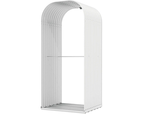 Metalen gereedschapshuis boogvorm met plank