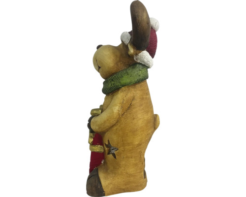 Decoratief rendierfiguur met sjaal en muts