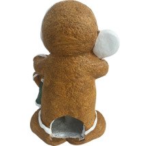 Peperkoekmannetje figuur met kaarsenhouder