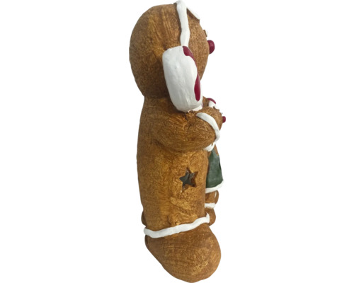 Decoratief peperkoekmannetje met stervormige uitsparing