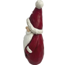 Decoratieve kerstmanfiguur met rode muts en witte baard