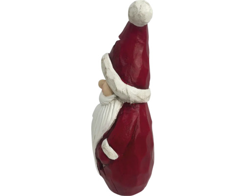 Decoratieve kerstmanfiguur met rode muts en witte baard
