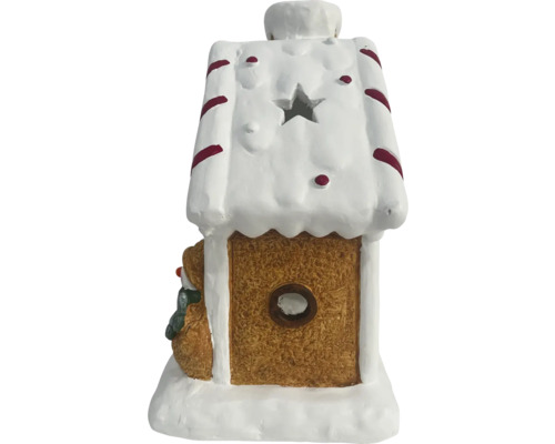 Decoratieve peperkoekhuis lantaarn voor de kerstperiode