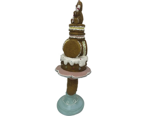 Decoratieve etagère met teddybeerfiguur voor feestelijke gelegenheden