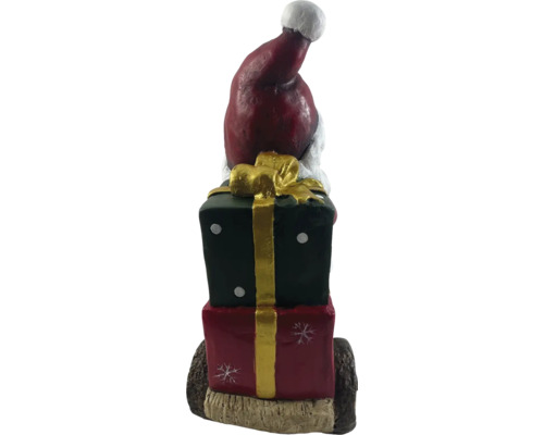 Decoratief figuur kerstman op cadeaus