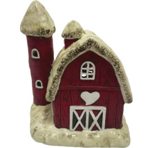 Decoratieve schuur lantaarn met toren voor de kerstperiode