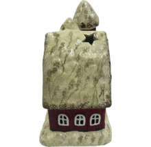 Decoratief theelichthuis voor de kerstperiode