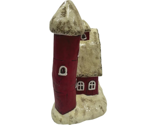 Decoratieve keramische huisjes voor winterdecoratie