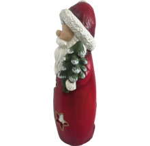 Kerstman figuur met boom en sterren