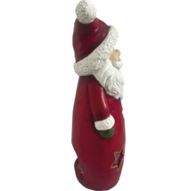 Decoratieve kerstman van keramiek met steruitsparingen