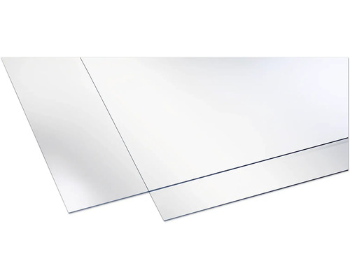 GUTTAGLISS® Kunststofplaat polystyrol glad helder 500x1000x5 mm