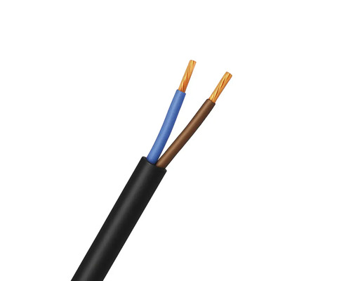 Huishoudkabel VMVS 2x0,75 mm² zwart 10 m