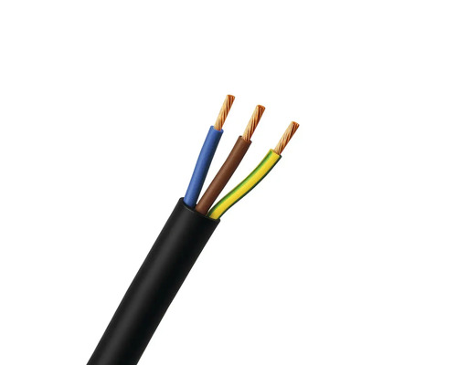 Huishoudkabel VMVL 3x1,0 mm² zwart 10 m