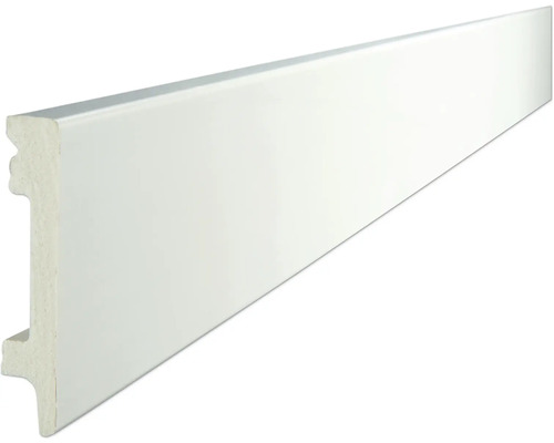 MACLEAN Kunststof plint wit 80 mm
