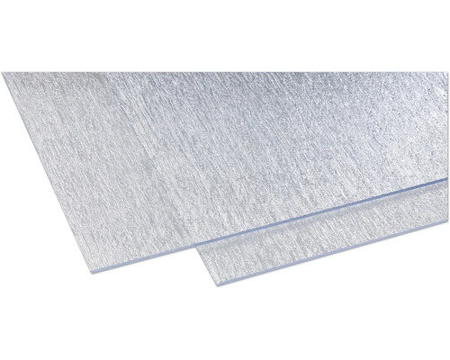 GUTTA Polystyrolplaat generfd helder 500x1000x5 mm Golfplaat van polycarbonaat