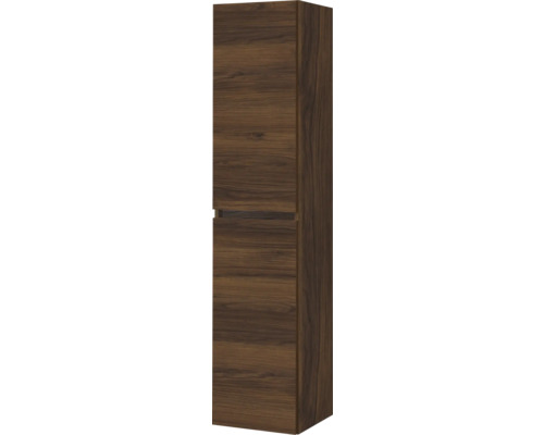 SANOX Hoge badkamerkast K-Line 160x35x35 cm walnoot Hoge badkamerkast van hout