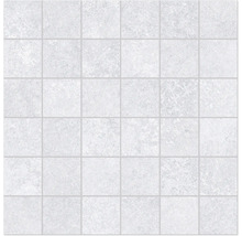 Tegelpatroon met vierkante, lichte tegels en voegen