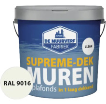 Emmer muurverf voor binnenshuis met RAL 9016