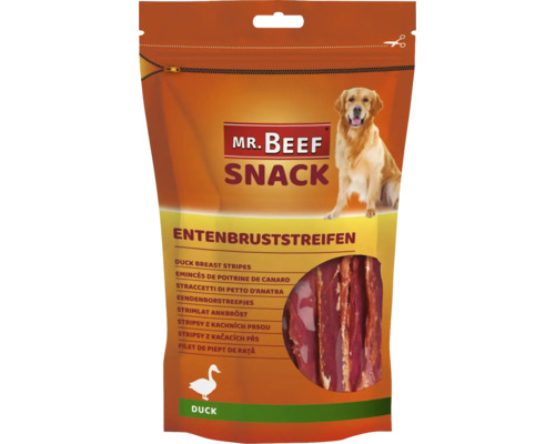 Mr. Beef Snack eendenborststrepen voor honden