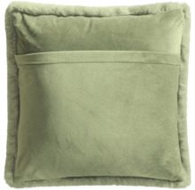 Decoratief kussen met bontrand