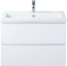 Wastafelmeubel met wastafel en kraan