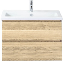 Wastafelmeubel met twee laden en opzetwastafel