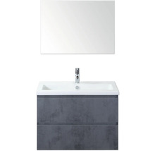 Wastafelmeubel met onderkast en spiegel voor de badkamer