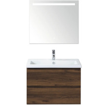 Wastafelcombinatie met spiegel en onderkast