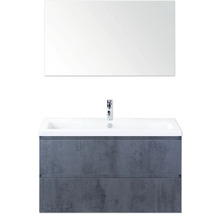 Wastafelmeubel met spiegel en wastafelonderkast