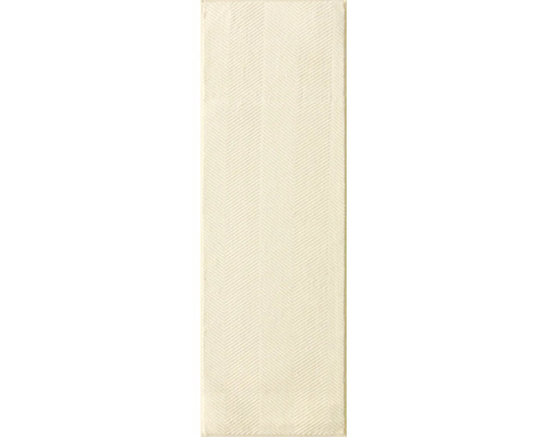 SOLEVITO Vloerkleed Nela visgraat beige 50x150 cm Tegelpatroon met visgraatmotief
