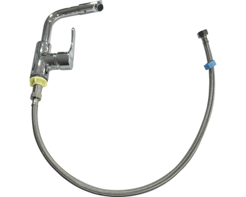 Waterkraan met flexibele aansluitslang