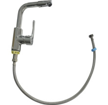 Eengreepsmengkraan voor wastafel met aansluitslang