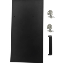 Kastdeur met scharnieren en handgreep