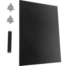 Meubelplaat met scharnieren en kantenband