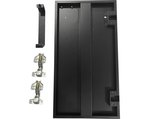 Kastaccessoires: handgreep, scharnieren en montagebeslag