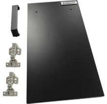 Keukenkastdeur met handgreep en scharnieren