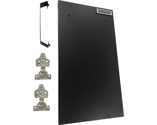 Kast accessoires set met kastophanger, montageplaat en scharnieren