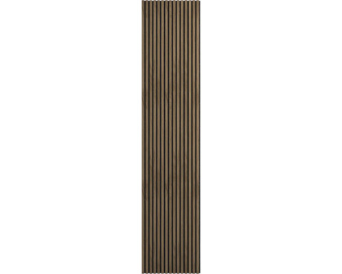 Houten akoestisch paneel met verticale lamellen