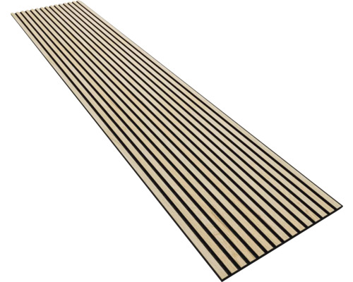 3D Akoestisch paneel natural oak 2600x560x18 mm
