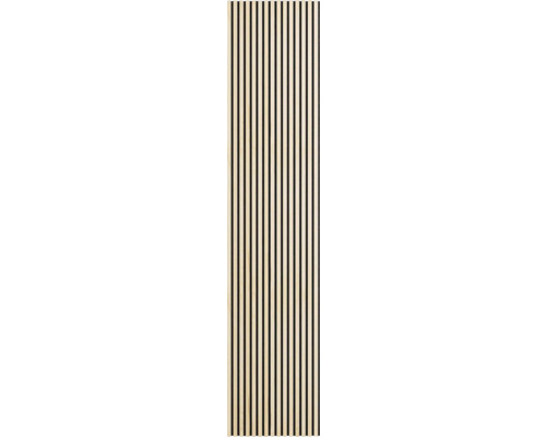 Houten paneel met verticale lamellen voor wanddecoratie