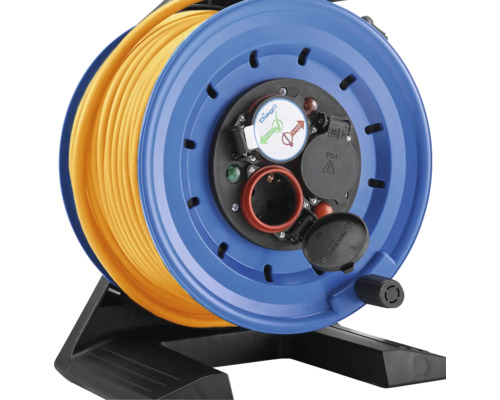 Kabelhaspel met snoer en stopcontacten