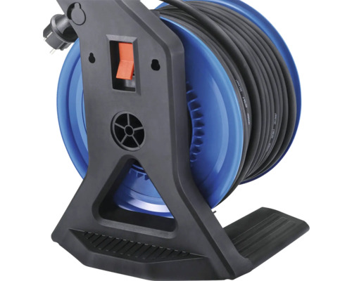 Kabelhaspel met kabel op rol