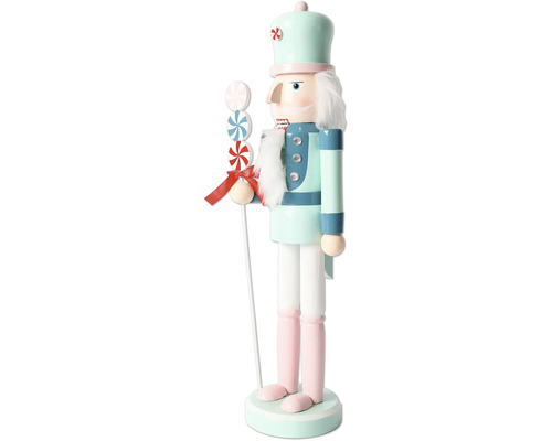 Decoratieve houten notenkraker met snoepstok