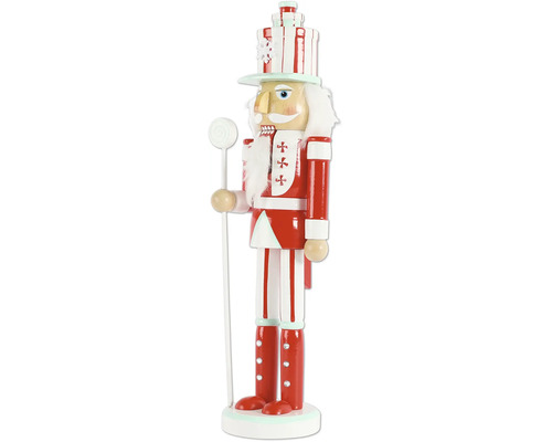 Houten notenkraker met stok als decoratie