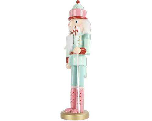 Decoratieve notenkraker met snoepmotief als feestelijke decoratie