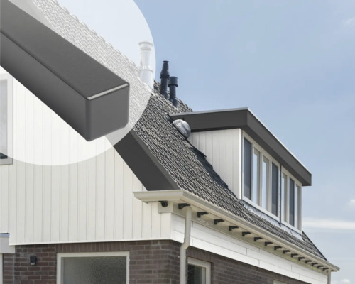 ESCADE Afwerkprofiel buitenhoek pvc RAL7016 antraciet, 50x50x600mm