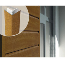 Gevelbekleding met hoekprofiel