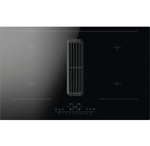 Inductiekookplaat met afzuigkap