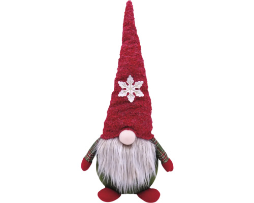 Kerstkabouter met rode muts en witte baard ter decoratie